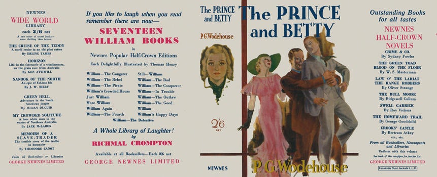 Item #7116 Prince and Betty, The. P. G. Wodehouse