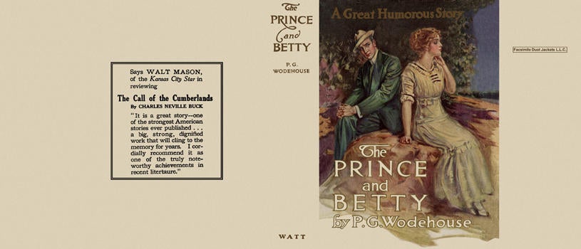 Item #7117 Prince and Betty, The. P. G. Wodehouse