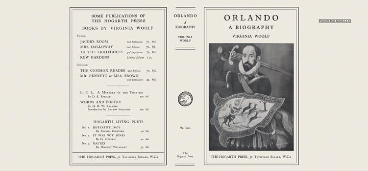 Item #7126 Orlando, A Biography. Virginia Woolf
