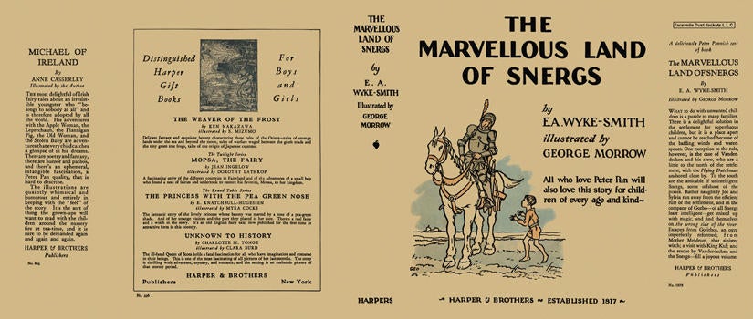 Item #7128 Marvellous Land of Snergs, The. E. A. Wyke-Smith, George Morrow