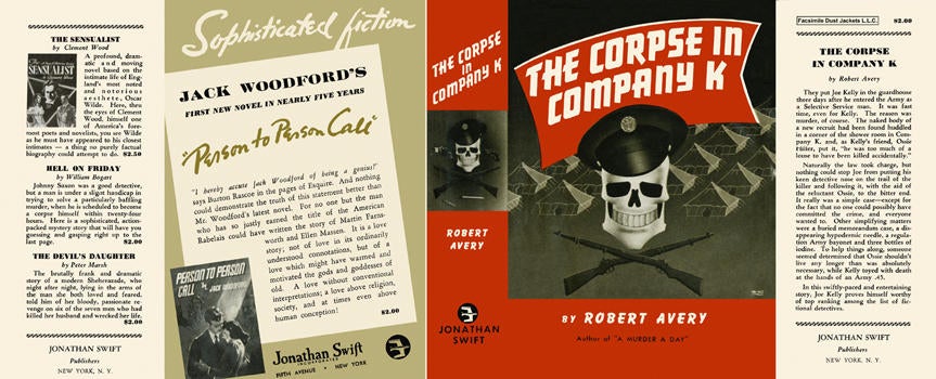 Item #7149 Corpse in Company K, The. Robert Avery