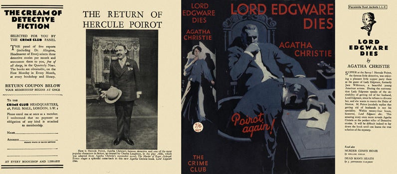 Item #716 Lord Edgware Dies. Agatha Christie