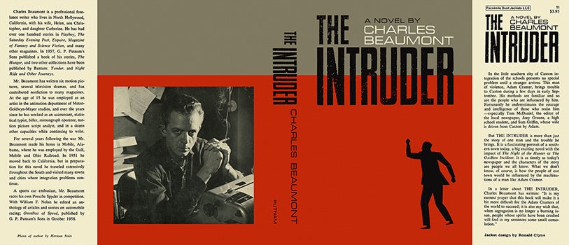 Intruder The by Charles Beaumont on Facsimile Dust Jackets LLC