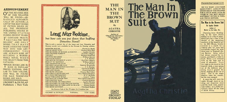 Item #717 Man in the Brown Suit, The. Agatha Christie