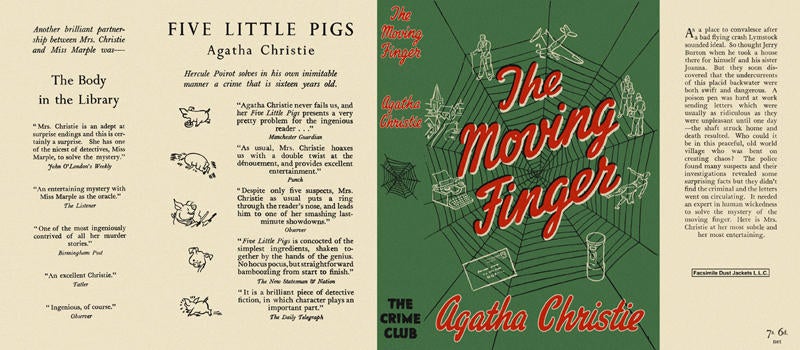 Item #720 Moving Finger, The. Agatha Christie