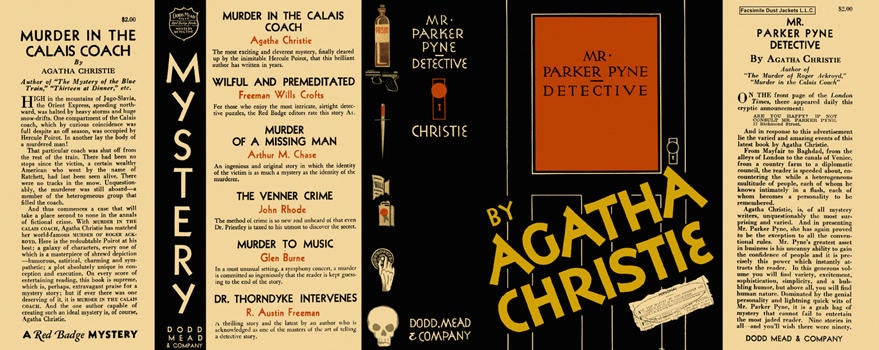 Item #722 Mr. Parker Pyne Detective. Agatha Christie