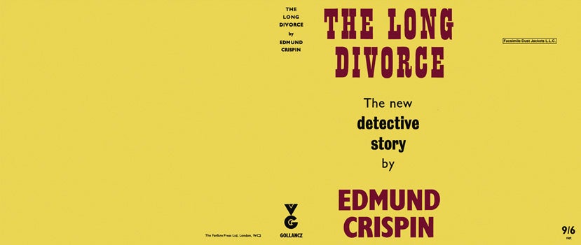 Item #7250 Long Divorce, The. Edmund Crispin.