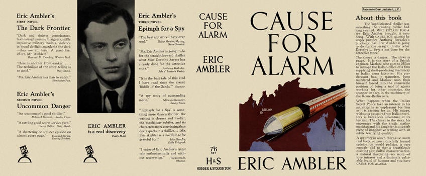 Item #73 Cause for Alarm. Eric Ambler