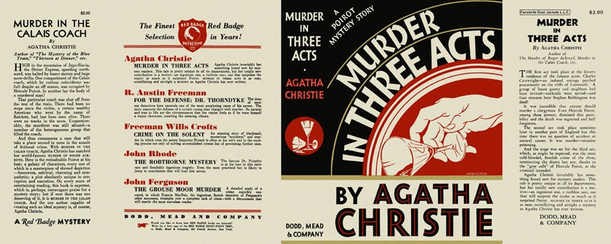 Item #734 Murder in Three Acts. Agatha Christie
