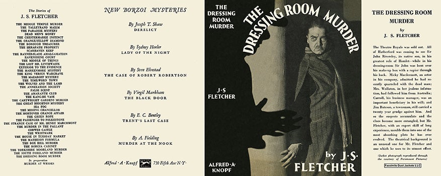 Item #7345 Dressing Room Murder, The. J. S. Fletcher.