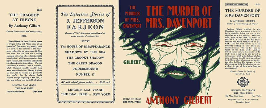 Item #7379 Murder of Mrs. Davenport, The. Anthony Gilbert