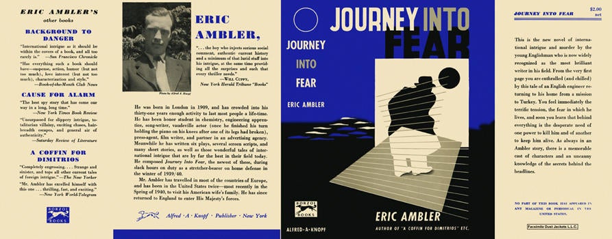 Item #74 Journey into Fear. Eric Ambler