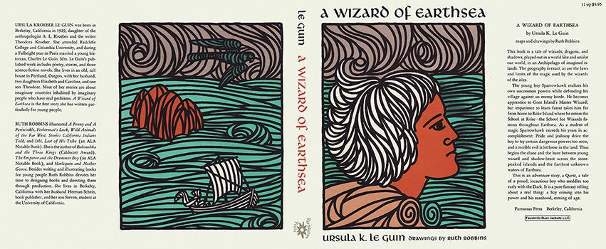 Item #7506 Wizard of Earthsea, A. Ursula K. Le Guin, Ruth Robbins