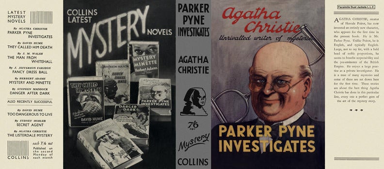 Item #754 Parker Pyne Investigates. Agatha Christie