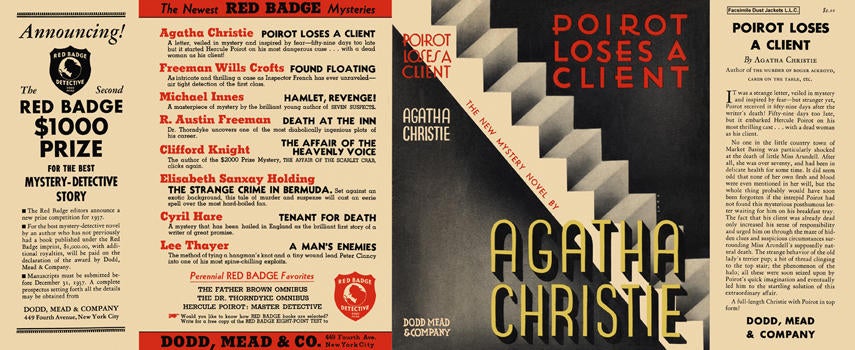 Item #762 Poirot Loses a Client. Agatha Christie