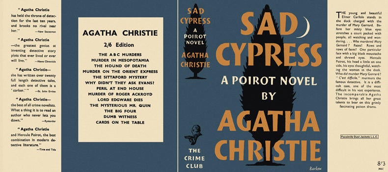 Item #764 Sad Cypress. Agatha Christie