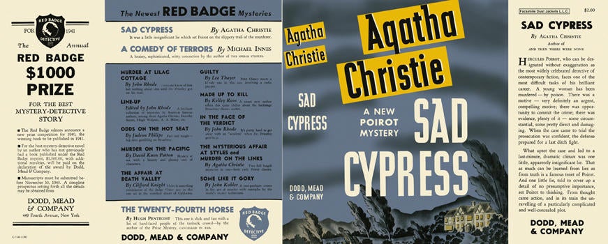 Item #765 Sad Cypress. Agatha Christie