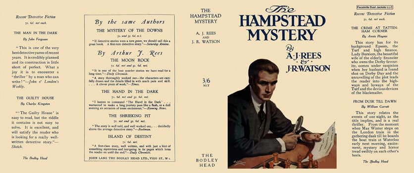 Item #7666 Hampstead Mystery, The. Arthur J. Rees, John R. Watson.