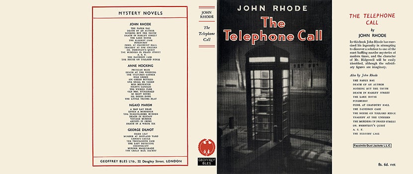 Item #7670 Telephone Call, The. John Rhode.