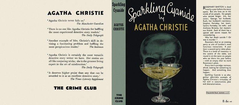 Item #775 Sparkling Cyanide. Agatha Christie