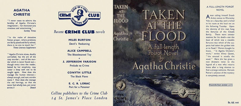 Item #776 Taken at the Flood. Agatha Christie