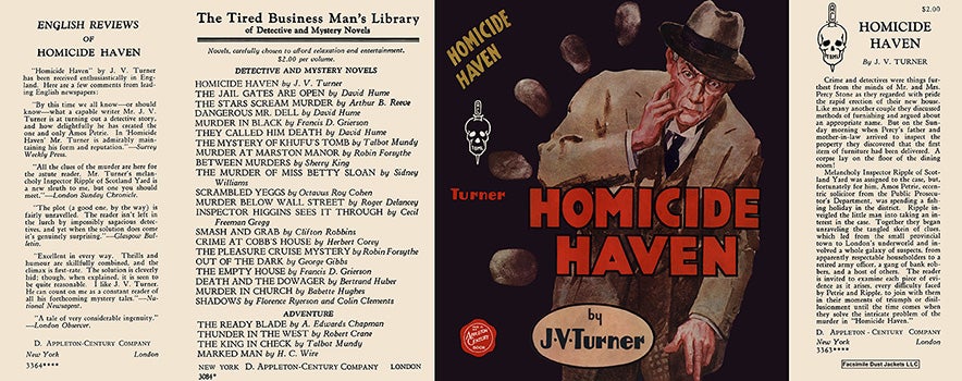 Item #7782 Homicide Haven. J. V. Turner.