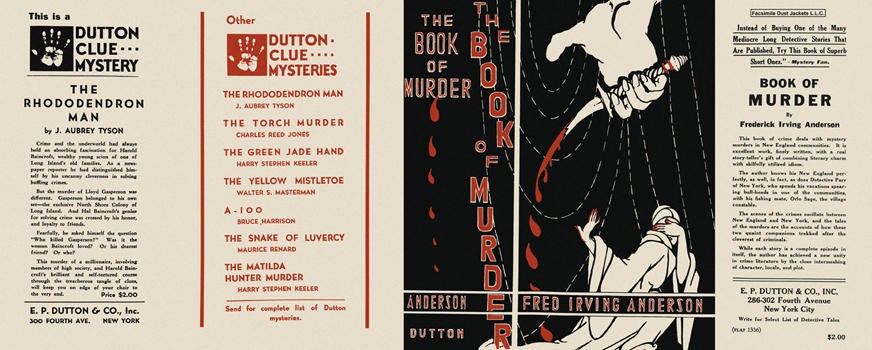 Item #78 Book of Murder, The. Frederick Irving Anderson