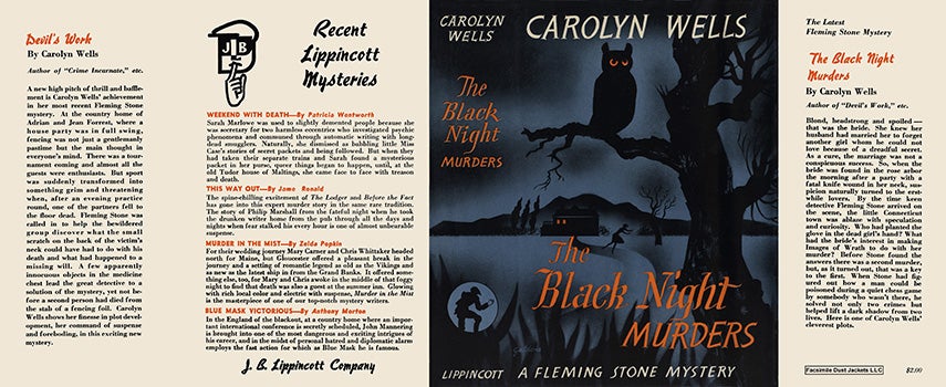 Item #7821 Black Night Murders, The. Carolyn Wells