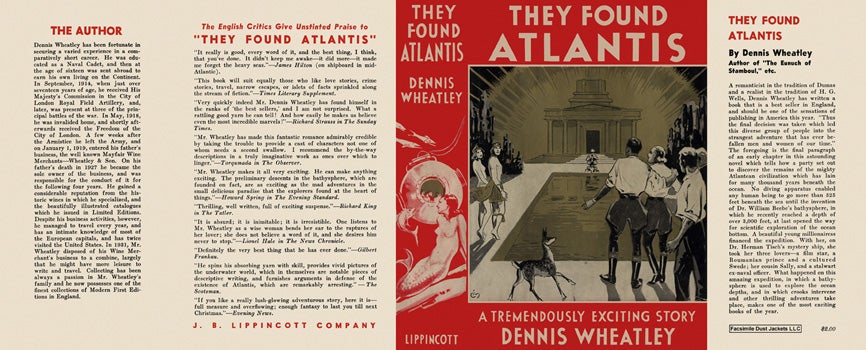 Item #7825 They Found Atlantis. Dennis Wheatley.