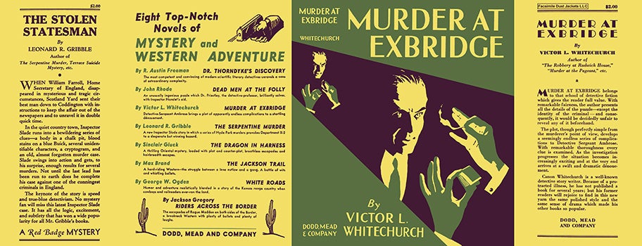 Item #7836 Murder at Exbridge. Victor L. Whitechurch.