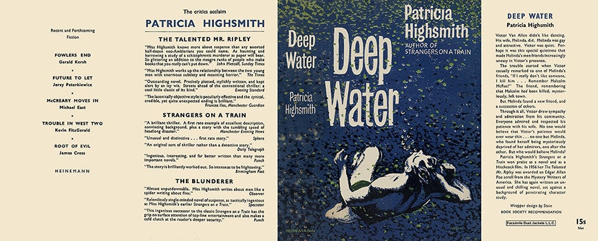 Item #7868 Deep Water. Patricia Highsmith