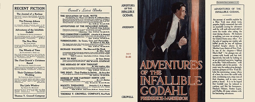 Item #79 Adventures of the Infallible Godahl. Frederick Irving Anderson