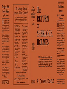Return of Sherlock Holmes, The. Sir Arthur Conan Doyle.