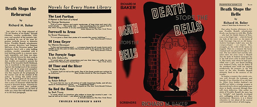 Item #7916 Death Stops the Bells. Richard M. Baker.