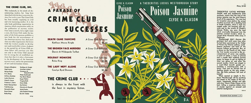 Item #795 Poison Jasmine. Clyde B. Clason.
