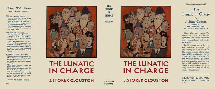 Item #798 Lunatic in Charge, The. J. Storer Clouston