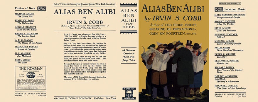 Item #799 Alias Ben Alibi. Irvin S. Cobb