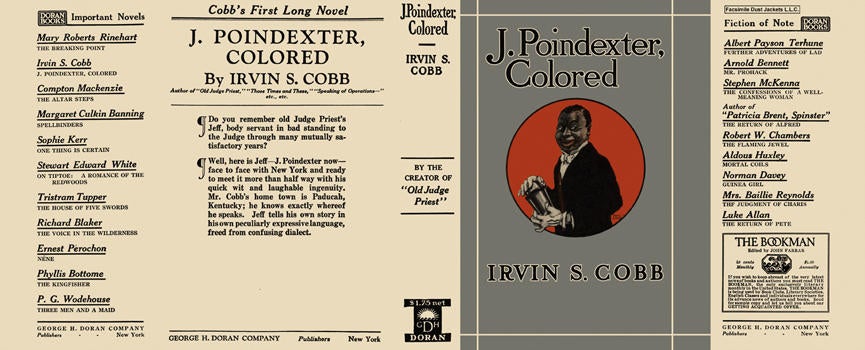 Item #802 J. Poindexter, Colored. Irvin S. Cobb