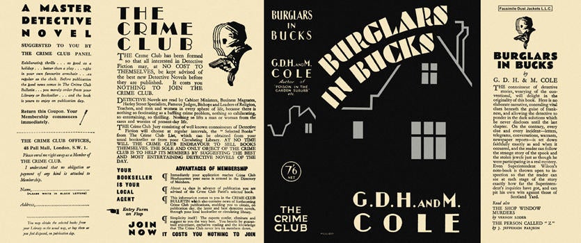 Item #818 Burglars in Bucks. G. D. H. Cole, Margaret Cole