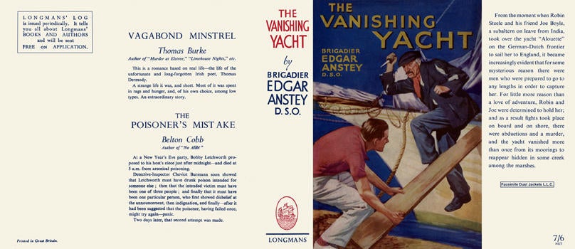 Item #82 Vanishing Yacht, The. Edgar Anstey.