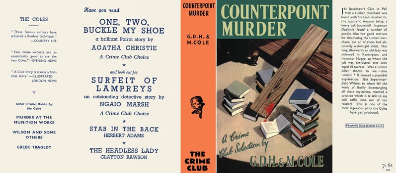 Item #820 Counterpoint Murder. G. D. H. Cole, Margaret Cole