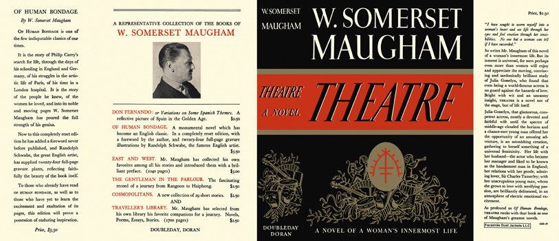Item #8205 Theatre. W. Somerset Maugham.