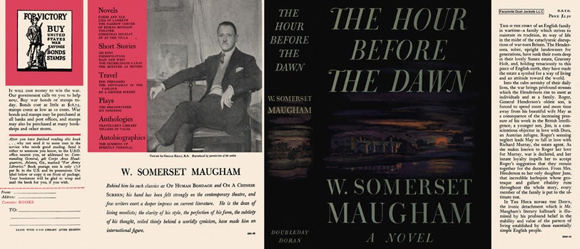 Item #8206 Hour Before the Dawn, The. W. Somerset Maugham