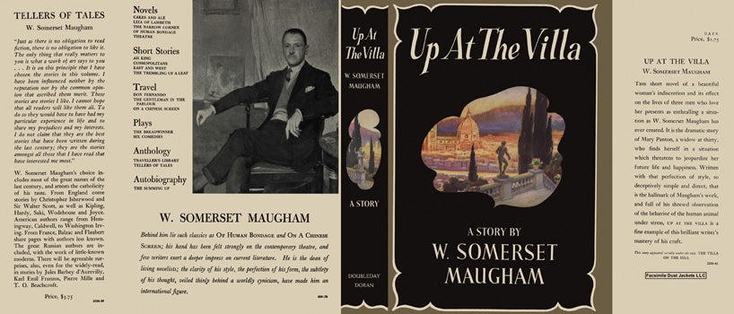 Item #8207 Up at the Villa. W. Somerset Maugham