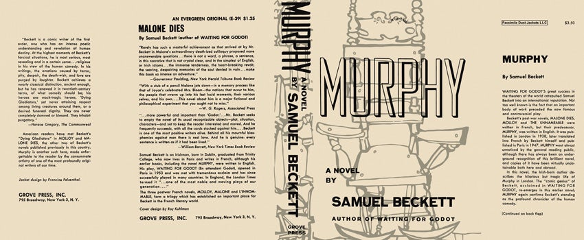 Item #8305 Murphy. Samuel Beckett