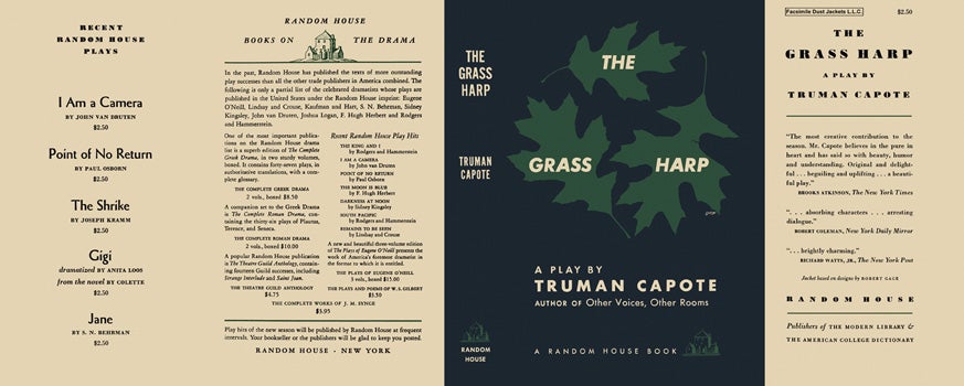 Item #8370 Grass Harp, A Play, The. Truman Capote.