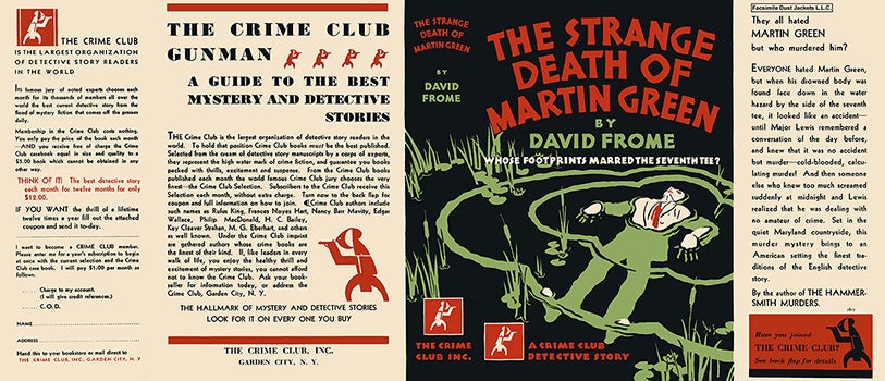 Item #8402 Strange Death of Martin Green, The. David Frome