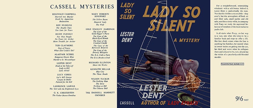 Item #8425 Lady So Silent. Lester Dent