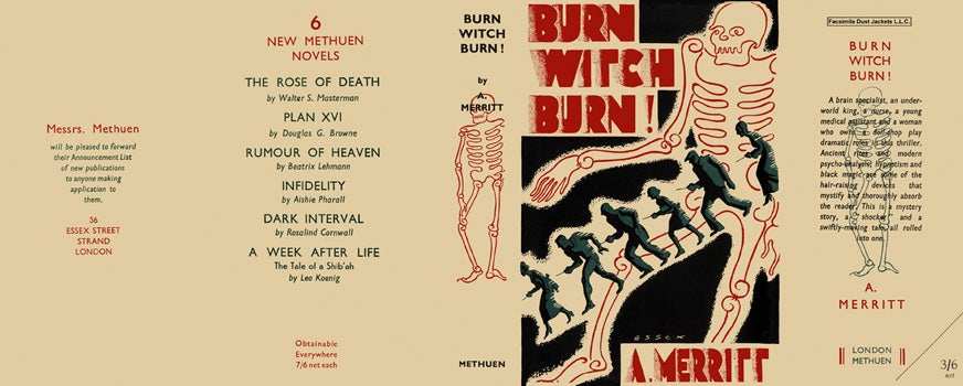 Item #8446 Burn Witch Burn! A. Merritt