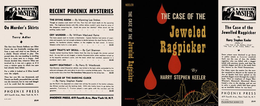 Item #8449 Case of the Jeweled Ragpicker, The. Harry Stephen Keeler
